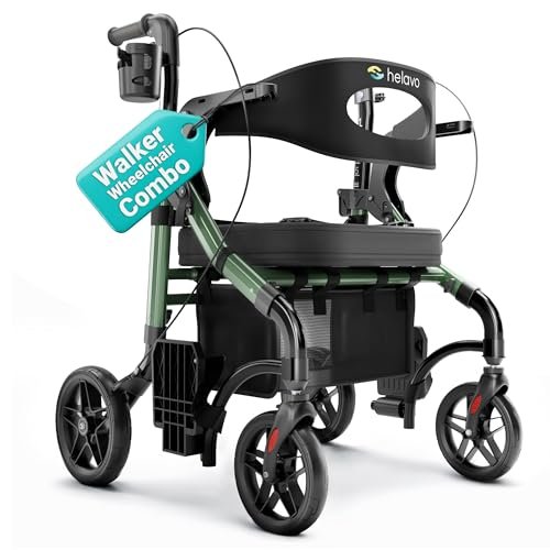 best rollator transport chair combo