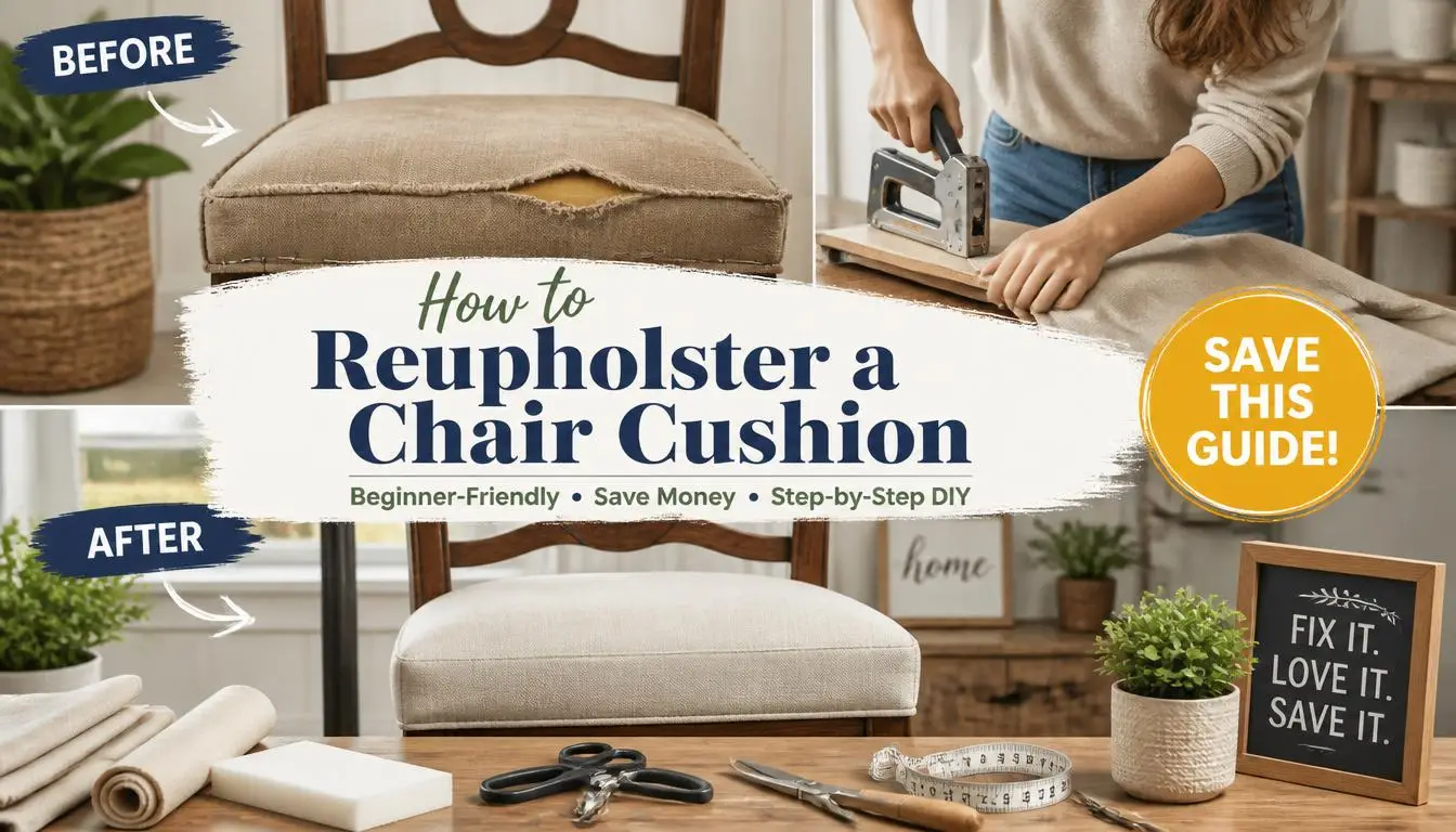 How Do You Reupholster a Chair Cushion