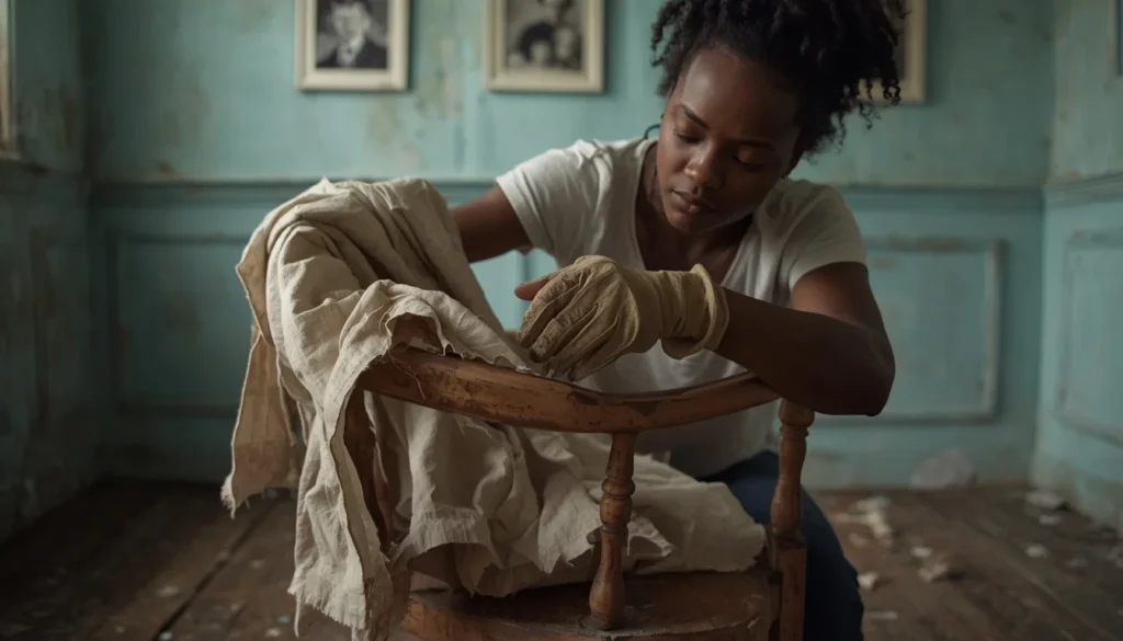 Remove the Old Fabric