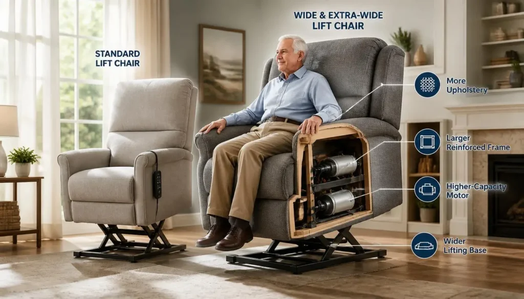 Wide and Extra-Wide Lift Chair Cost
