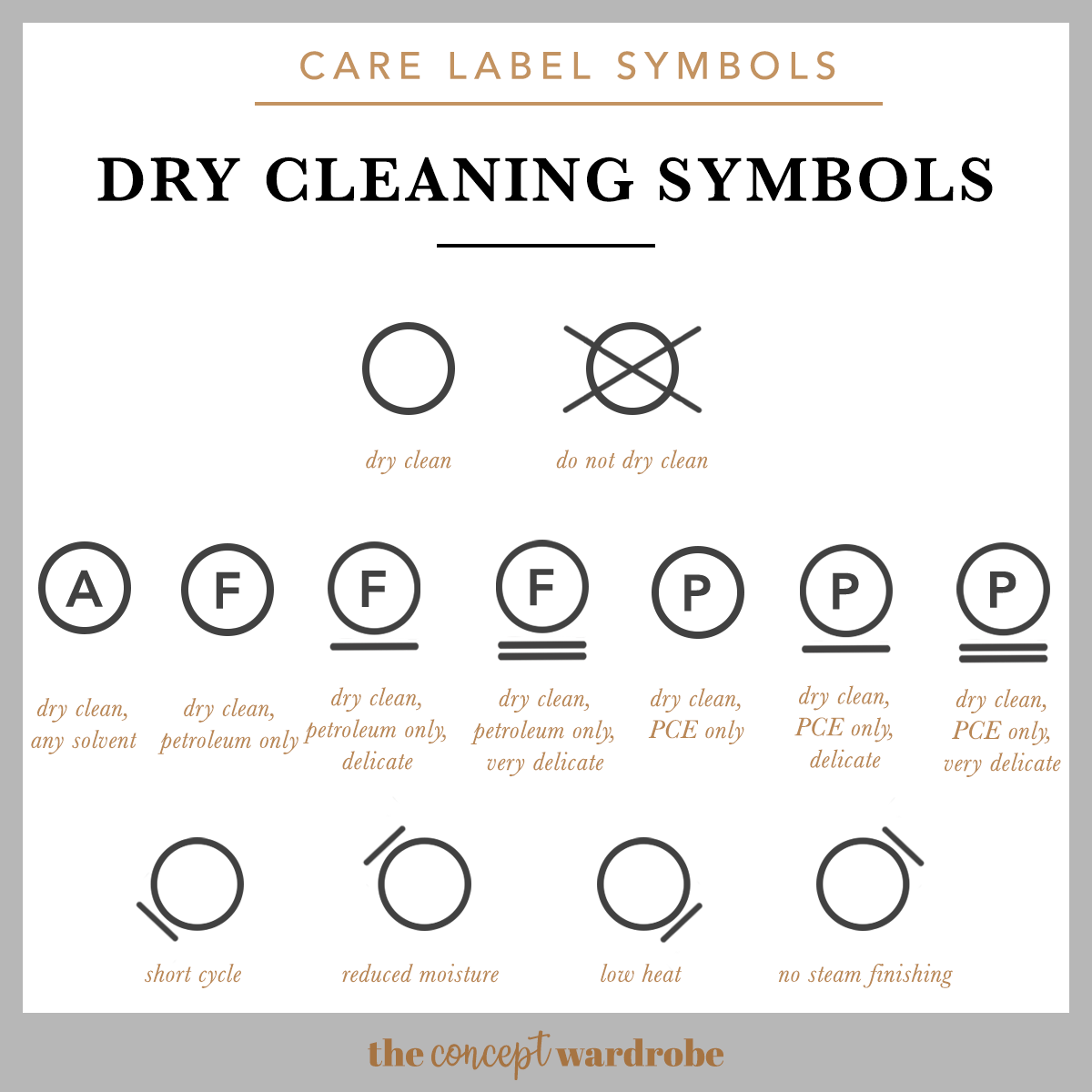chair care label