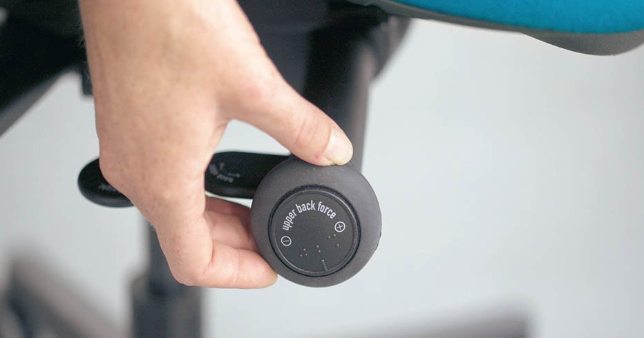 ergonomic chair adjustment controls