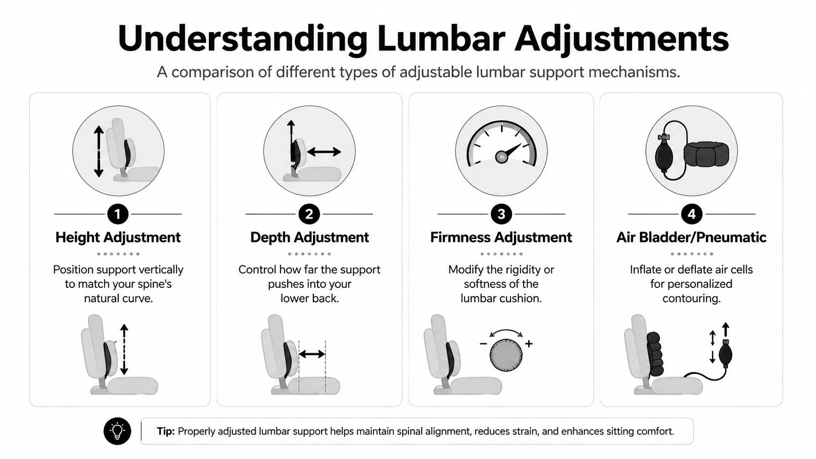 ergonomic lumbar support