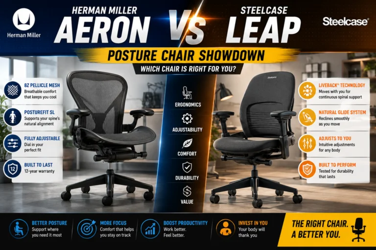 Herman Miller Aeron vs Steelcase Leap