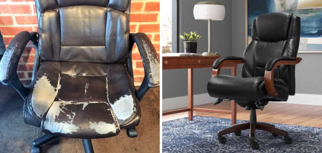 how to repair peeling leather chair