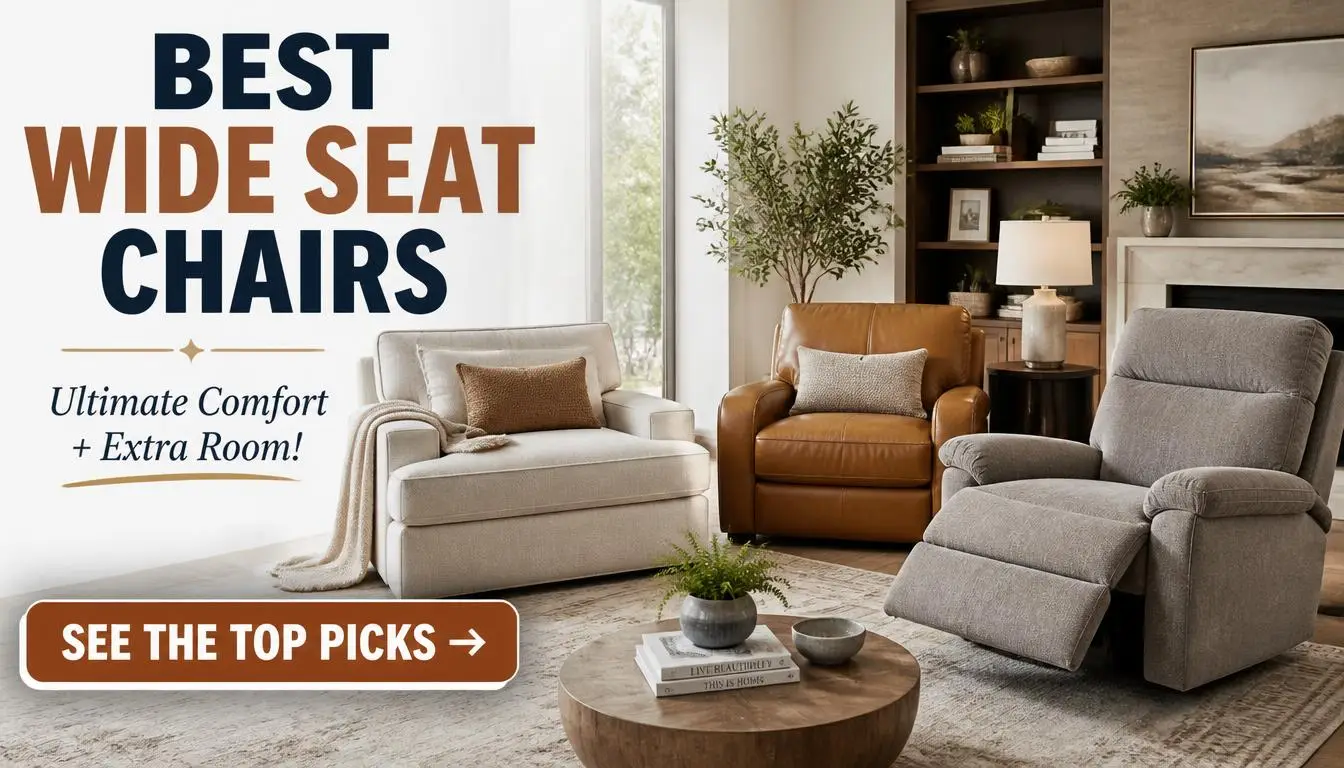 Best Wide Seat Chairs for Ultimate Comfort