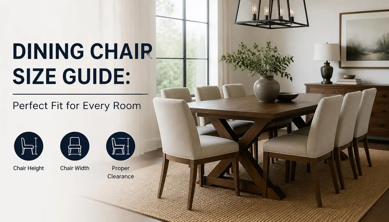 Dining Chair Size Guide Perfect Fit for Every Room