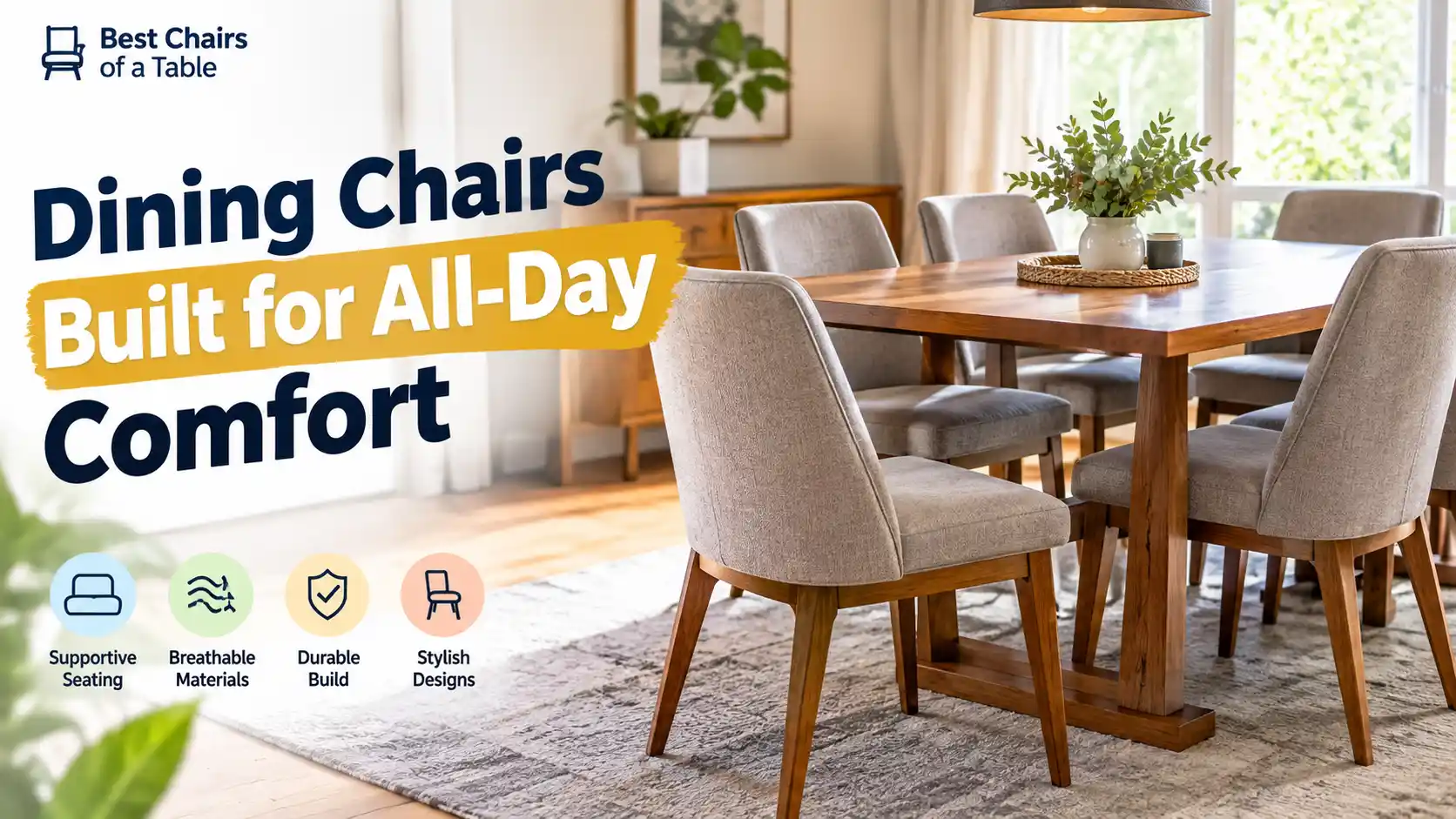 Dining Chairs Built for All-Day Comfort