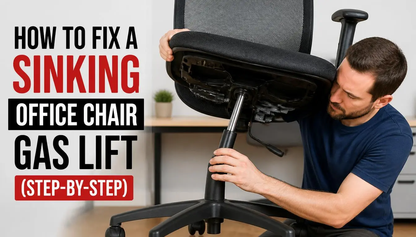 How to Fix a Sinking Office Chair Gas Lift (Step-by-Step)