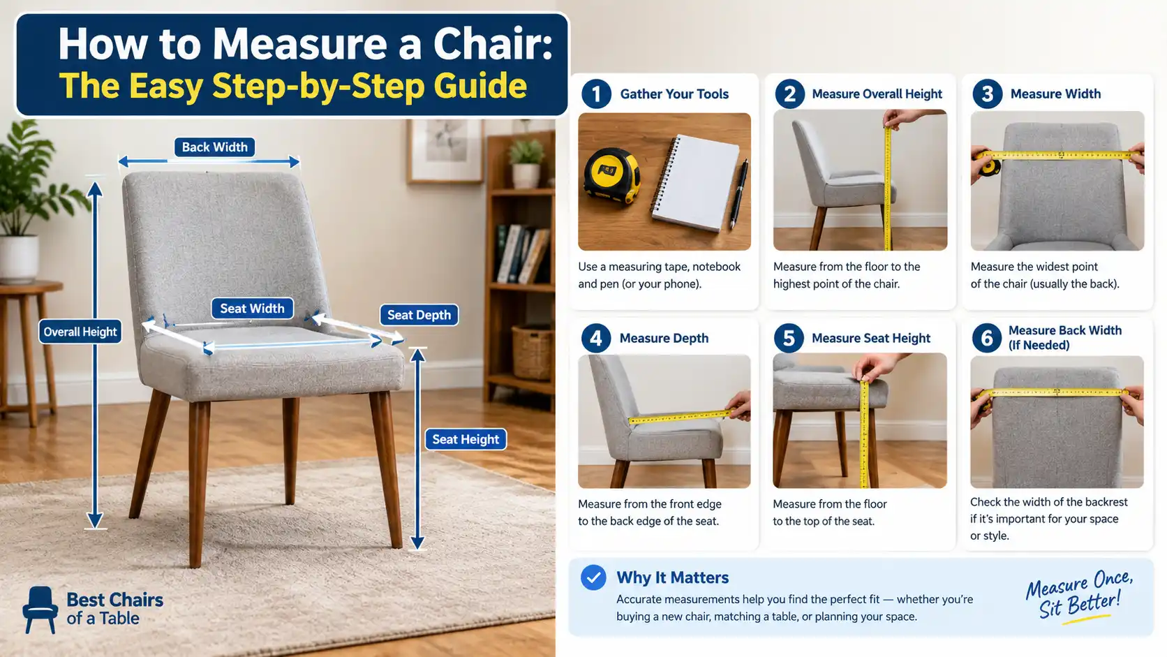 How to Measure a Chair