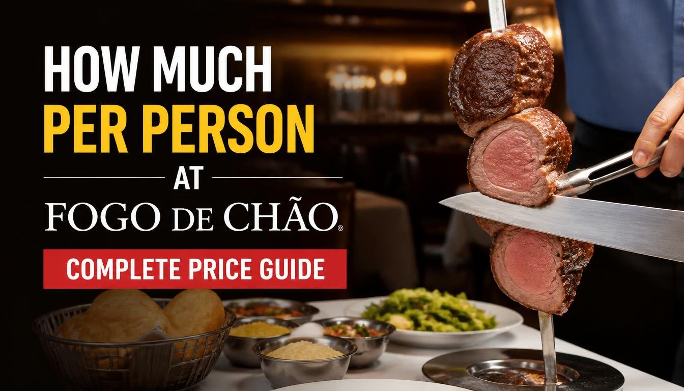 Per Person at Fogo de Chão