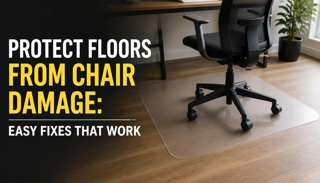 Protect Floors From Chair Damage Easy Fixes That Work