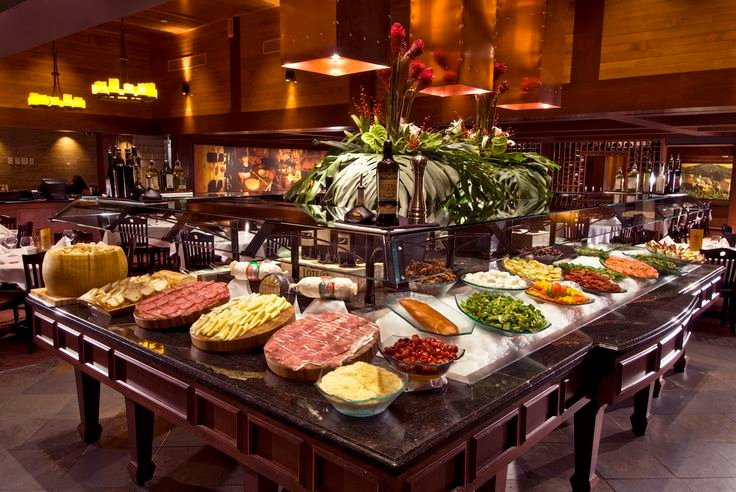 Fogo de Chao salad bar buffet spread