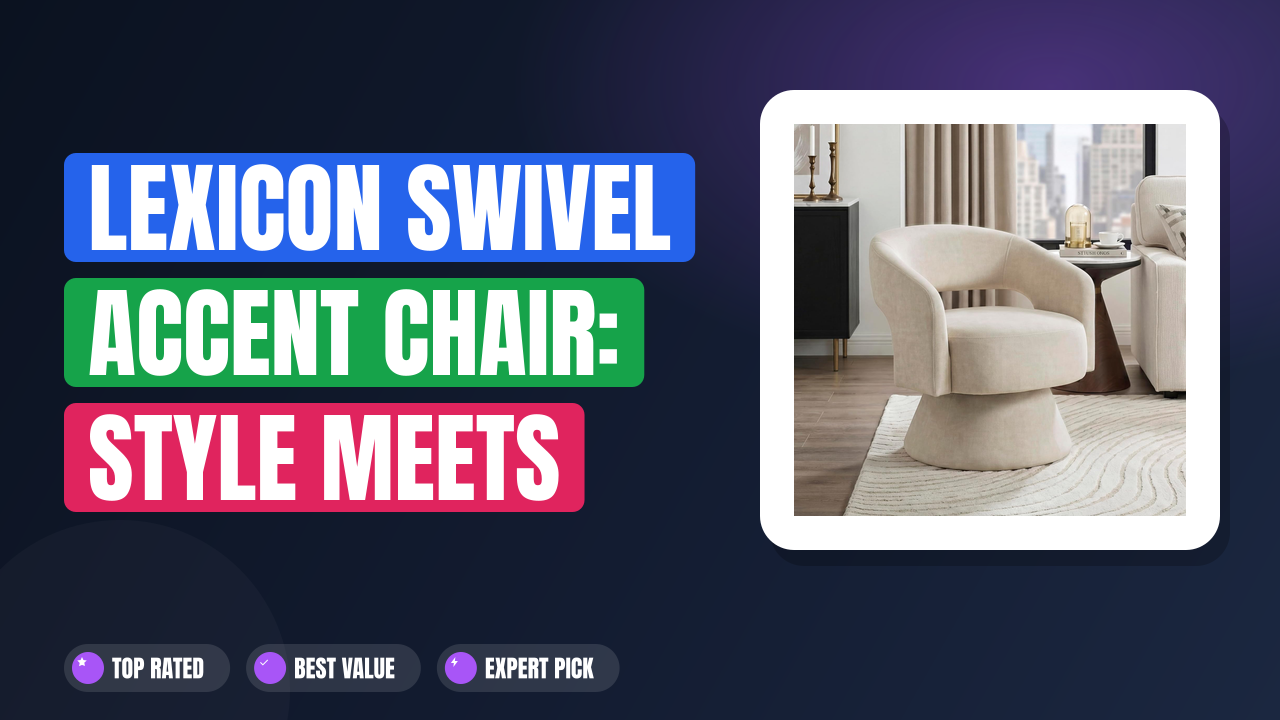 Lexicon Swivel Accent Chair: Style Meets Comfort in Every