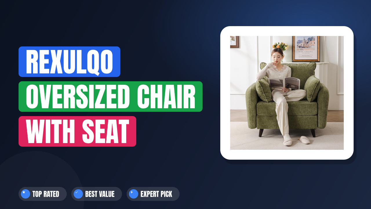 Rexulqo Oversized Chair With Seat Storage: A Solid Buy?